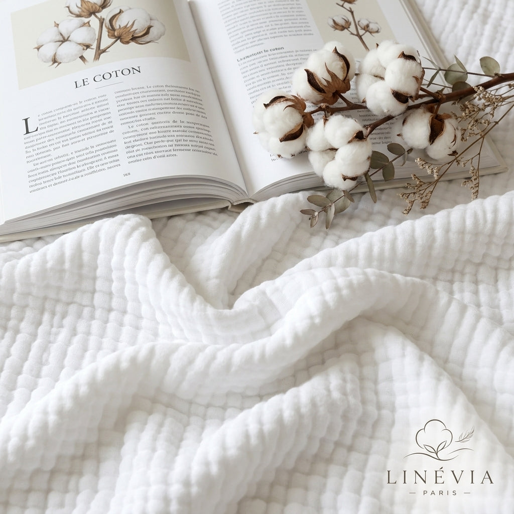 La Couverture en Mousseline de Coton