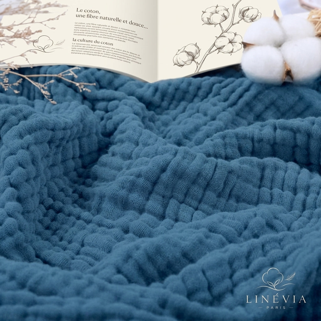 La Couverture en Mousseline de Coton